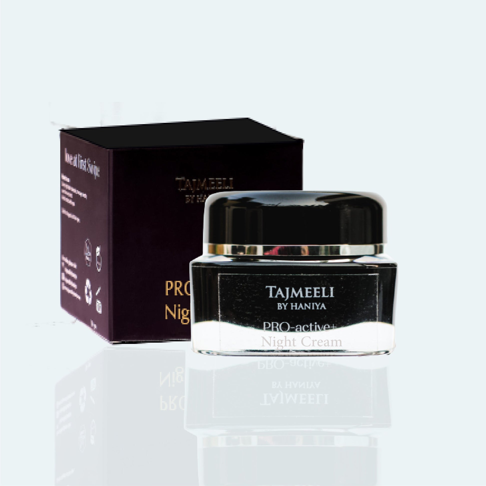 Pro Active Plus Night Cream with other Tajmeeli By Haniya products