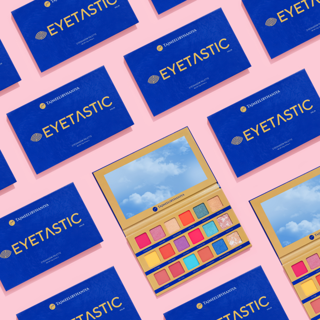EYETASTIC Eyeshadow Palette with multiple shades