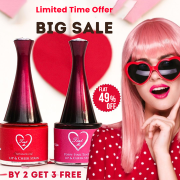 Tints Deal bundle - Poppy Pink & Velveteen Red with 3 free mini tints