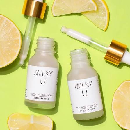Milky U Serum bottle
